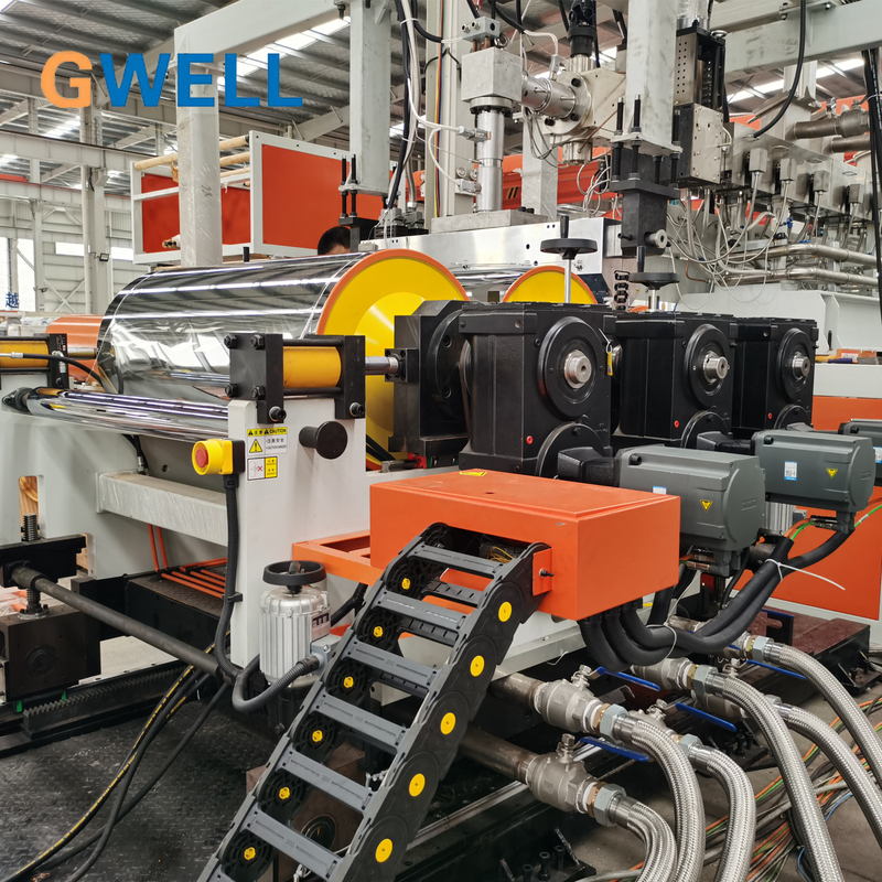 πλαστική γραμμή παραγωγής φύλλων 1500mm PET που κατασκευάζει τις μηχανές εξοπλισμού εξωθητών