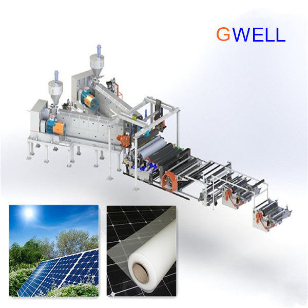Ηλιακή μηχανή παραγωγής ταινιών της EVA γραμμών παραγωγής ταινιών ενθυλάκωσης ηλιακών κυττάρων της EVA