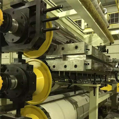 Αδιάβροχη μηχανή παραγωγής ταινιών απόδειξης νερού PVC μηχανών εξώθησης φύλλων PVC
