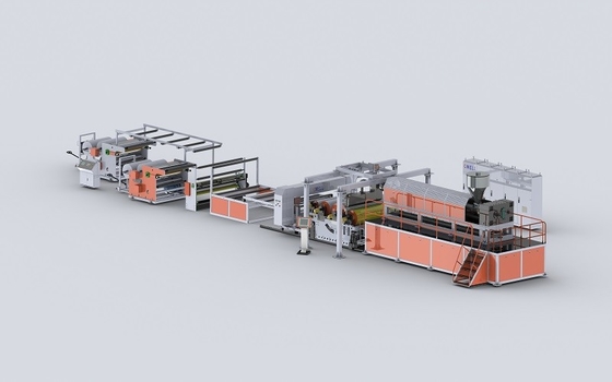 Αγορά Τρία στρώματα TPU μονής βίδα Extruder Cast Film Making Machine online manufacture