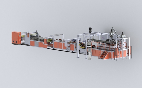 Αγορά Ενιαίος παχύς πλαστικός πίνακας βιδών PP που κάνει τη γραμμή εξώθησης μηχανών online manufacture