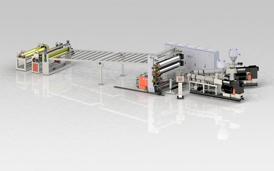 Αγορά Μηχανή εκτόξευσης άκαμπτου φύλλου PVC online manufacture
