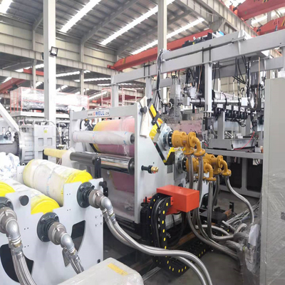 Αγορά Προσαρμοσμένη ικανότητα 450-1500 kg/h PET φύλλα συσκευασίας Extrusion Line,100% recircled PET seed tray φύλλα κατασκευής μηχανή online manufacture
