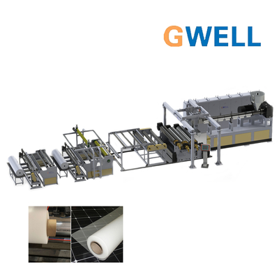 Αγορά 1250mm Wide EVA Cast Film Extrusion Line για την ενσωμάτωση ηλιακών πάνελ 2% ποσοστό συρρίκνωσης online manufacture