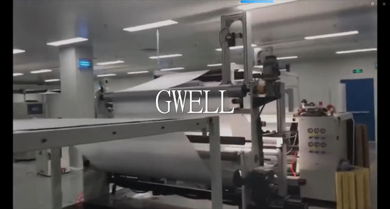 Η γραμμή εξάτμισης ηλιακής ταινίας EVA / POE με μέγιστη γραμμική ταχύτητα 16m / min και σχεδιασμό δίδυμων βιδών